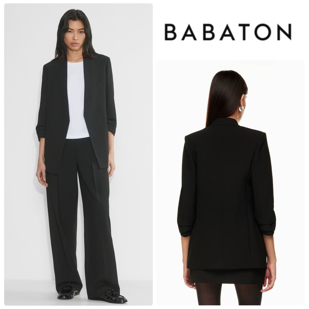 Babaton Power Hip Blazer in Black